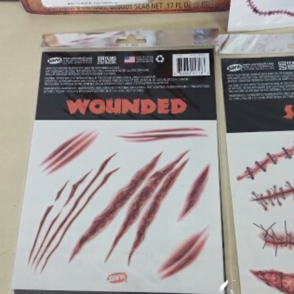 NWT - Lot of assorted pirate, wound and scar tattoos - Picture 6 of 8